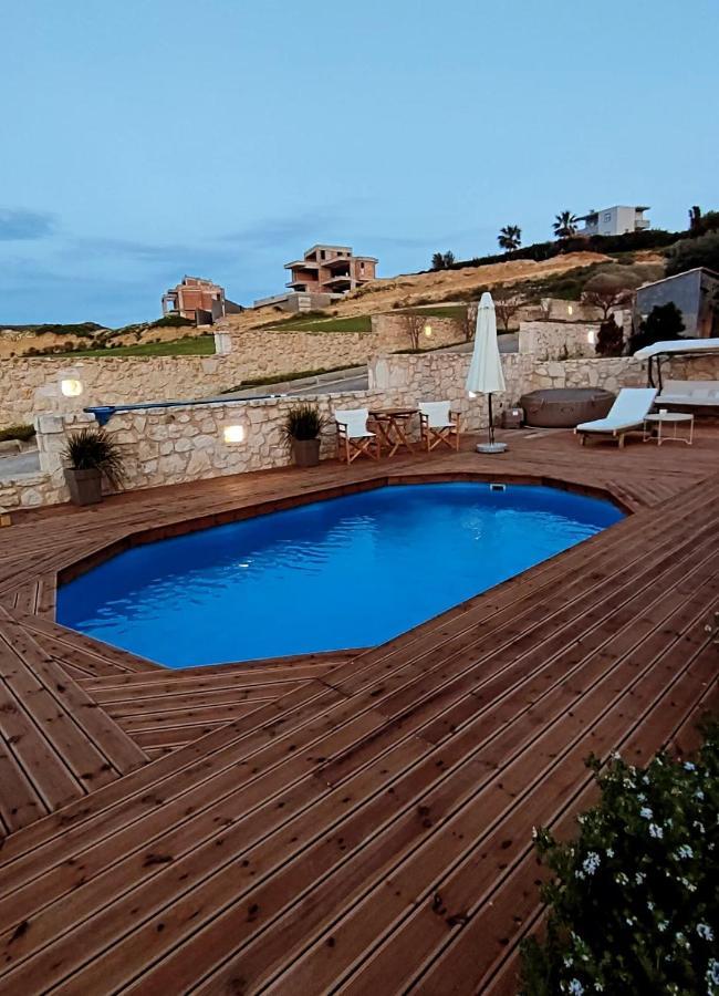 Pamela'S House "Private Pool And Spa" Karteros Luaran gambar